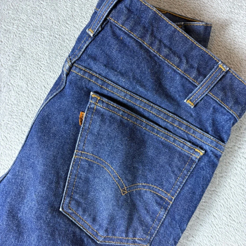 Levi's Jeans Men 32x30 (Fits 32x26) 517 Bootcut Vintage Orange Tab USA Whiskered